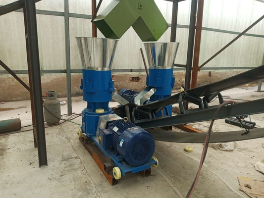 1등급 기술 평면 필름 압축 펠릿 기계 3-30kw 피드 펠릿 기계