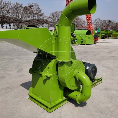 800KG-1T/H 습하고 건조한 잔디 절단 짚 껍질 쪼개기