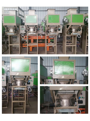 1.5kw 공기 압력 힘 쌀 포장 기계 30kg 용량 비디오 기술 지원