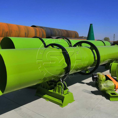 가볍고 YSX 트리플 셸 로터리 드럼 건조기 가루 건조기 5.5kw