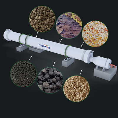 3000KG 무게 YSX 바이오매스 회전 건조기 5.5-55KW 전력 및 3 톤 / 시간 건조