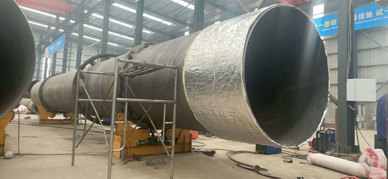 곡물 건조 회전 건조기 지원 파이프 라인 및 26000KG 무게 380v 전압 2024
