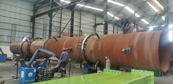 곡물 건조 회전 건조기 지원 파이프 라인 및 26000KG 무게 380v 전압 2024