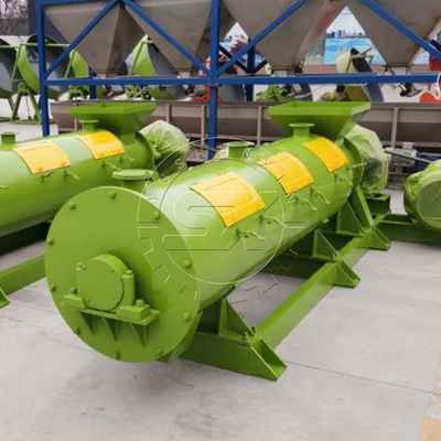 유기농 비료 습지 곡물화 기계 1~6t/h 용량 5100kg 무게