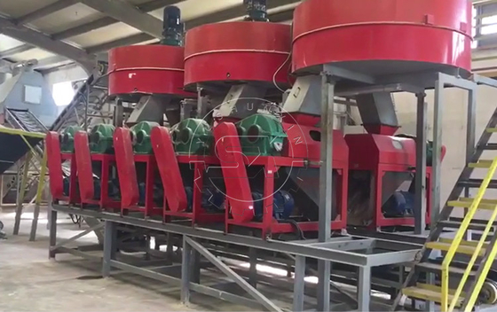 3000kg/h 출력 듀얼 롤러 유기농 건조 비료 추출 Granulator 제조 기계
