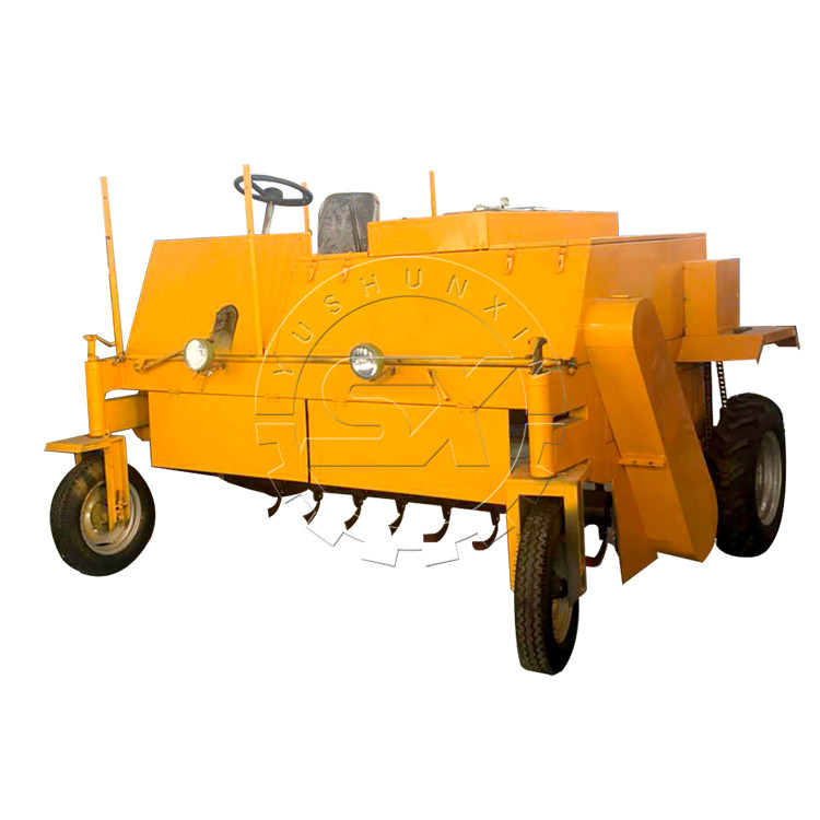 30hp 유기 폐기물 재활용 비료 회전 기계 한 사람이 작동하고 운전
